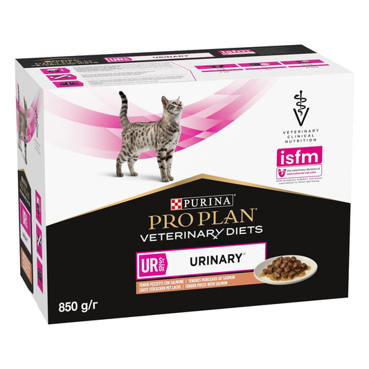 PURINA Veterinary Diets Cat UR Urinary Salmone 10x85gr