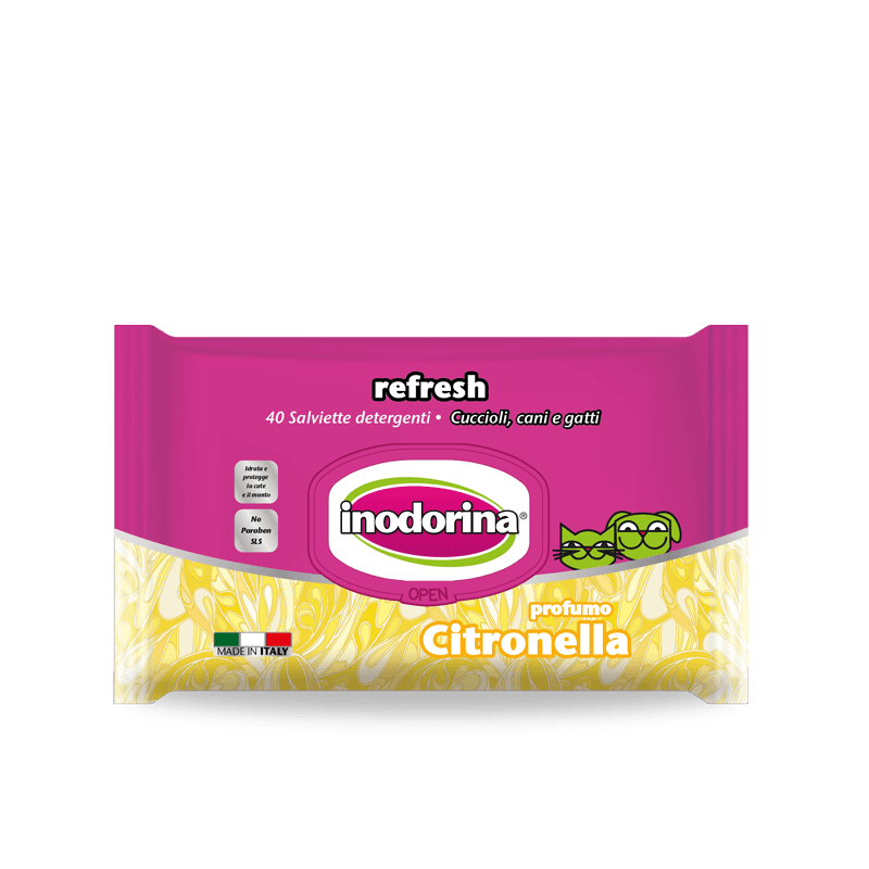 INODORINA Salviette Citronella 40pz