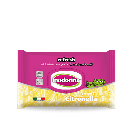 INODORINA Salviette Citronella 40pz