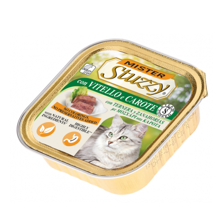 STUZZY Cat Patè con Vitello e Carote 100gr