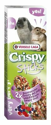 VERSELE LAGA Crispy Stick per Conigli e Chinchill?? Frutti di Bosco 110gr