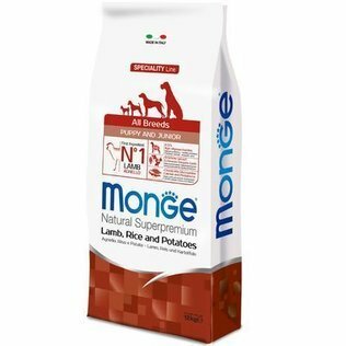 MONGE All Breeds Puppy&Junior Agnello e Riso 12Kg