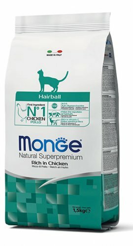 MONGE Cat Hairball Pollo 10Kg