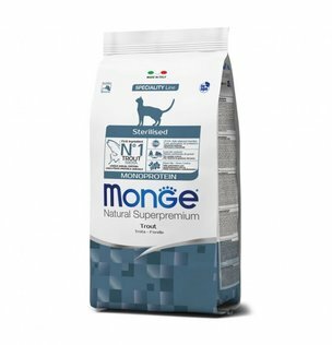 MONGE Cat Sterilised Trota 10Kg