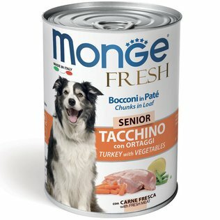 MONGE Fresh Dog Senior Tacchino 400gr