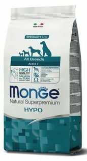 MONGE All Breeds Hypoallergenic Salmone e Tonno 2,5Kg