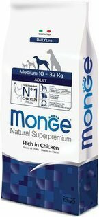 MONGE Medium Adult Pollo 12Kg