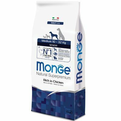 MONGE Medium Senior Pollo 12Kg