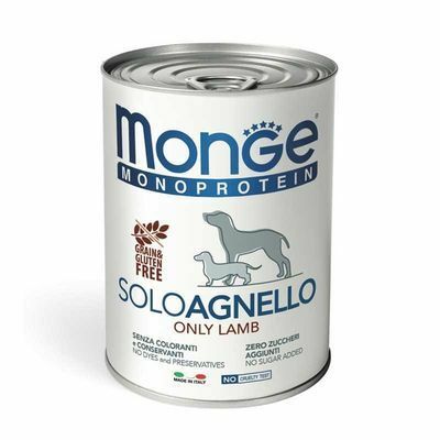 MONGE Dog SOLO Agnello 400gr