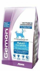 GEMON Cat Adult Tonno e Salmone 1,5Kg