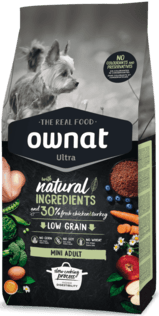 OWNAT Ultra Mini Adult Low Grain Pollo e Tacchino 1Kg