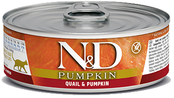 Farmina N&D Pumpkin Cat Adult Quaglia e Zucca 80gr