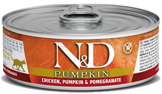 Farmina N&D Pumpkin Cat Adult Pollo, Zucca e Melograno 80gr