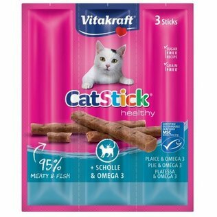 VITAKRAFT Cat Stick Platessa e Omega3