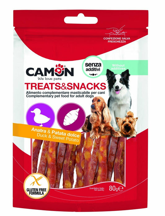 CAMON Snack Stick con Anatra e Patata Dolce 80Ggr