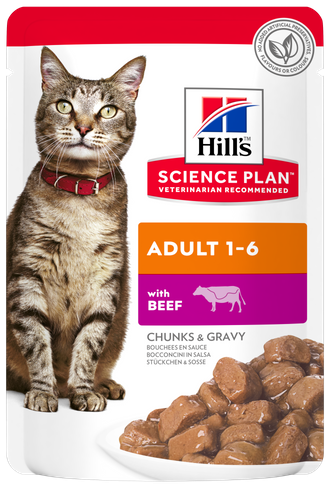 HILL'S Cat Adult Bocconcini con Manzo 85Gr