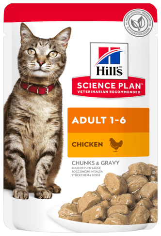 HILL'S Cat Adult Bocconcini con Pollo 85Gr