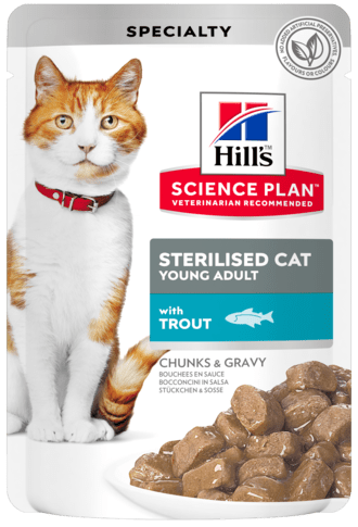 HILL'S Cat Sterilised Bocconcini con Trota 85Gr