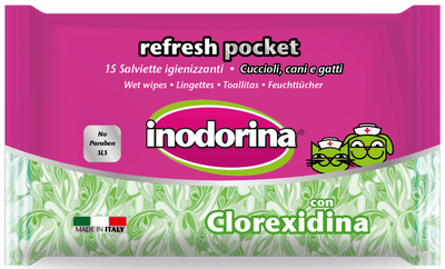 INODORINA Salviette Pocket Clorexidina 15pz