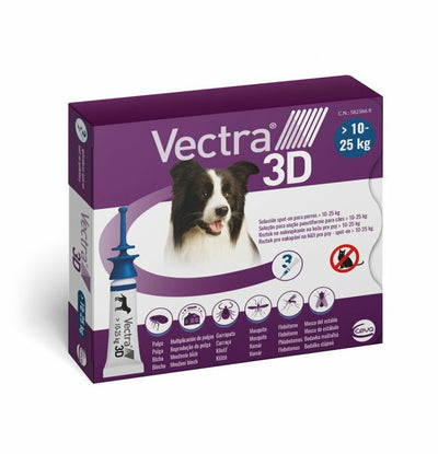 CEVA Vectra 3D Cane 10/25 kg (3 Pipette)