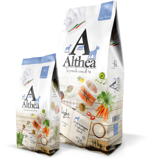 ALTHEA Light Super Premium Medium/Maxi Adult Salmone e Pollo 14Kg