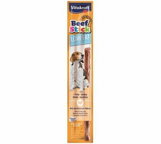 VITAKRAFT Snack Beef Stick Low Fat con Tacchino