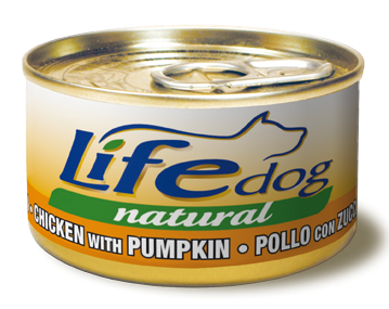 LIFE Dog Natural Pollo con Zucca 90Gr