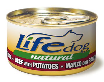 LIFE Dog Natural Manzo con Patate 90Gr