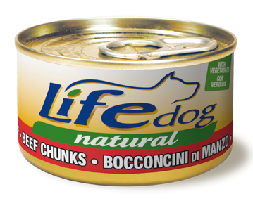 LIFE Dog Natural Manzo con Verdure 90Gr