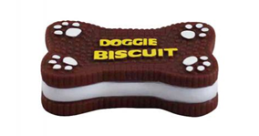 LEOPET Gioco Doggie Biscuit in Vinile 12,5 cm