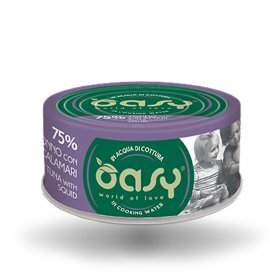 OASY Cat Natural Tonno con Calamari in Lattina 24x70gr