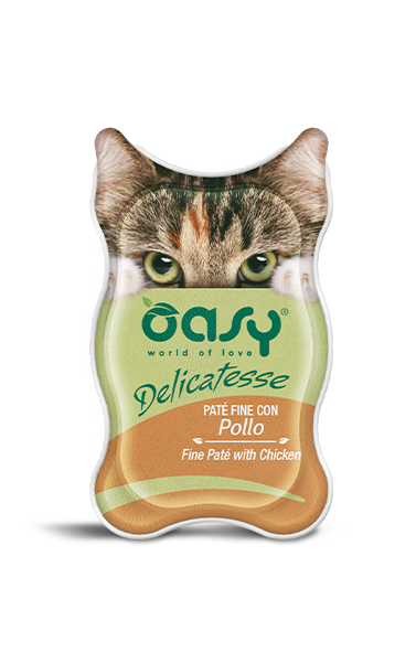 OASY Cat Delicatesse Patè con Pollo 18x85gr