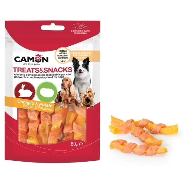 CAMON Snack Stick Coniglio con Patata Dolce 80gr