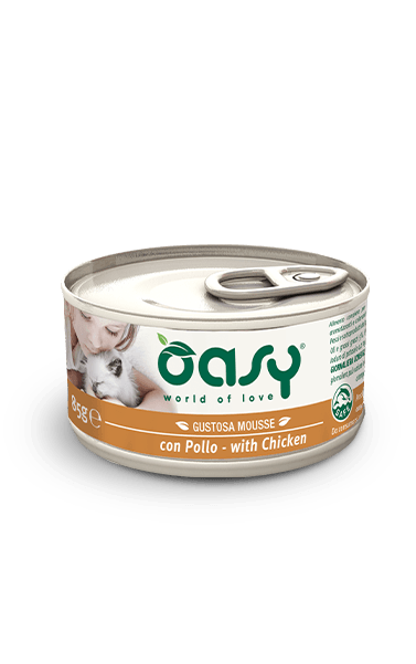 OASY Cat Mousse con Pollo Adult 85gr