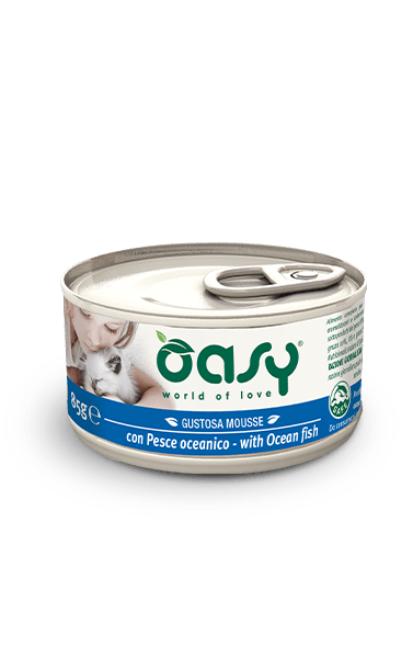 OASY Cat Mousse con Pesce Oceanico Adult 85gr