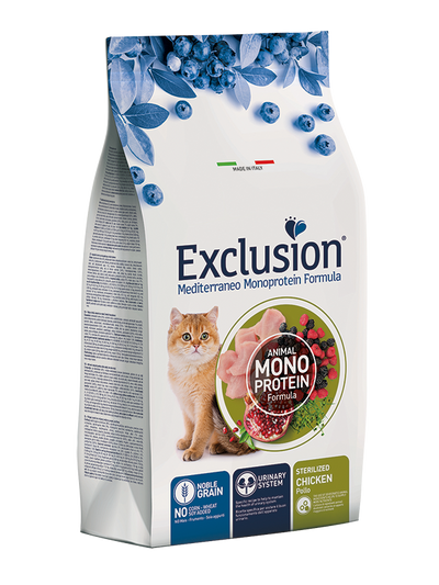 EXCLUSION Gatto Sterilised Pollo 300gr