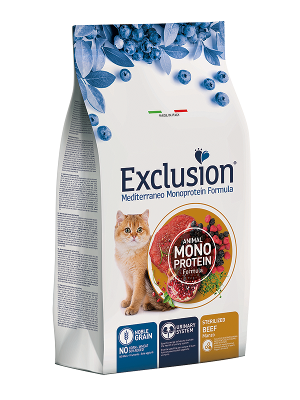 EXCLUSION Cat Sterilised Manzo 300gr