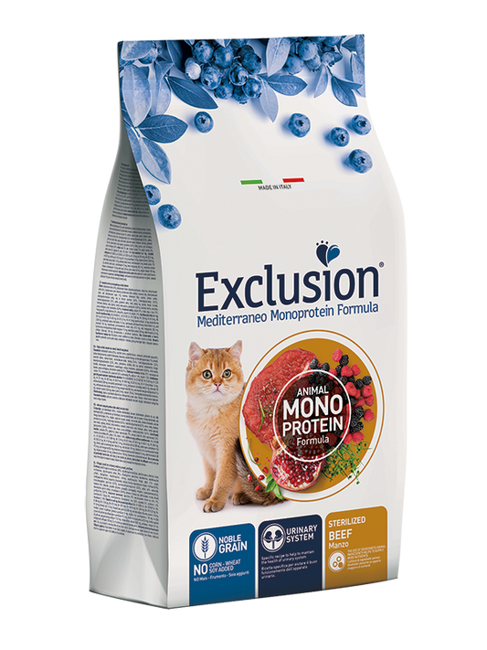 EXCLUSION Cat Sterilised Manzo 300gr