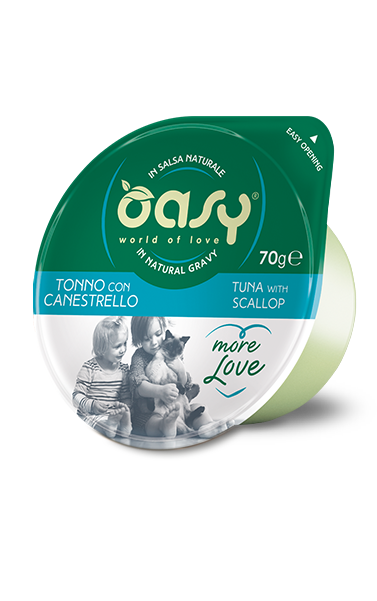 OASY Cat Cup Tonno con Canestrello 24x70Gr