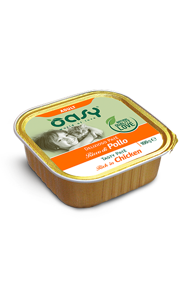 OASY Cat Adult Patè di Pollo 16x100Gr