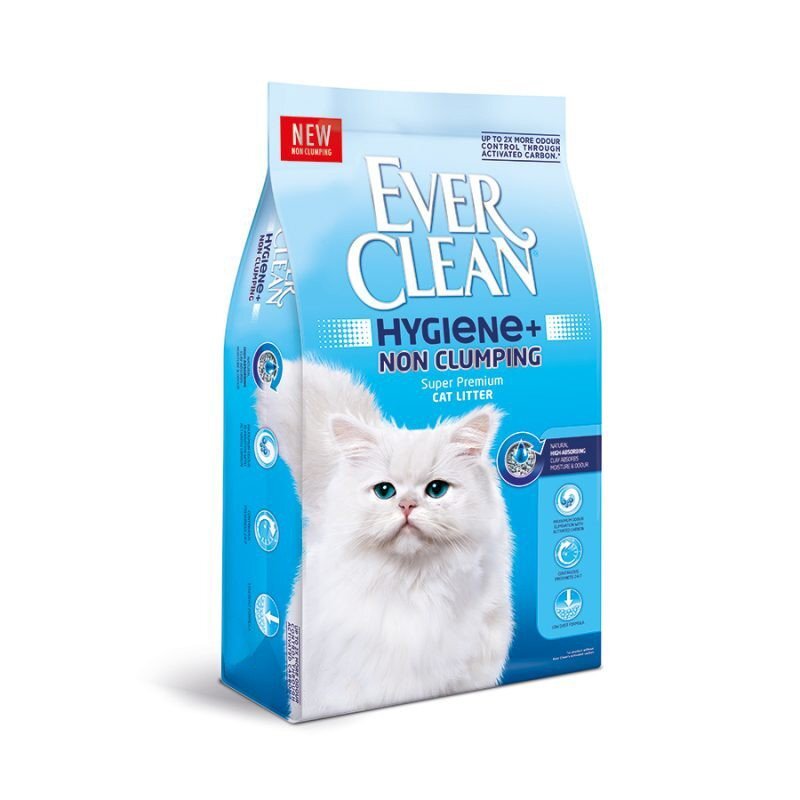 EVER CLEAN Hygiene+ Lettiera Gatto Non Agglomerante 12 Litri