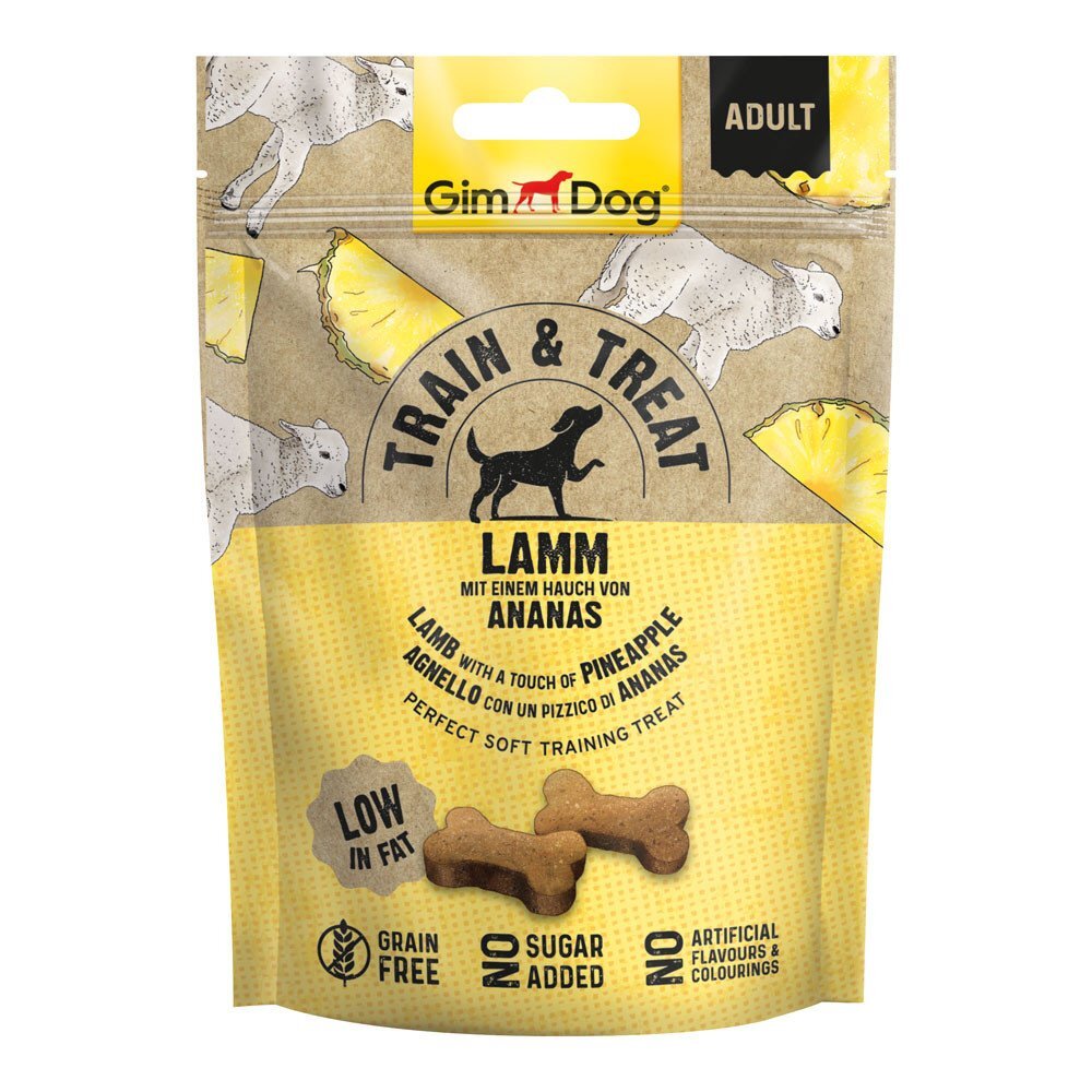 GIMDOG Snack con Agnello e Ananas 125gr