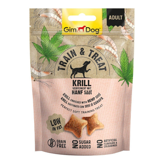 GIMDOG Snack con Krill e Canapa 125gr