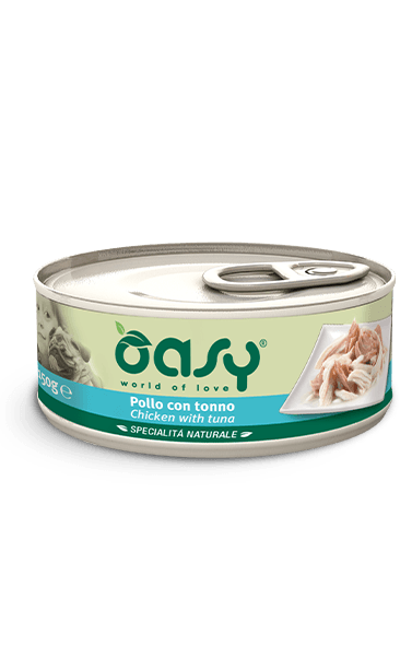 OASY Cane Pollo con Tonno al Naturale 24x150gr