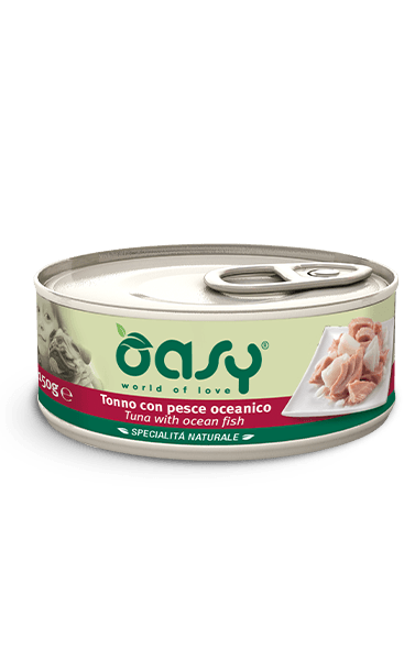 OASY Cane Tonno con Pesce Oceanico al Naturale 24x150gr