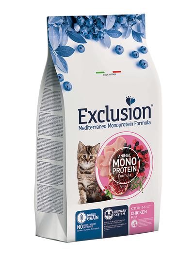 EXCLUSION Gatto Kitten Pollo 1,5Kg