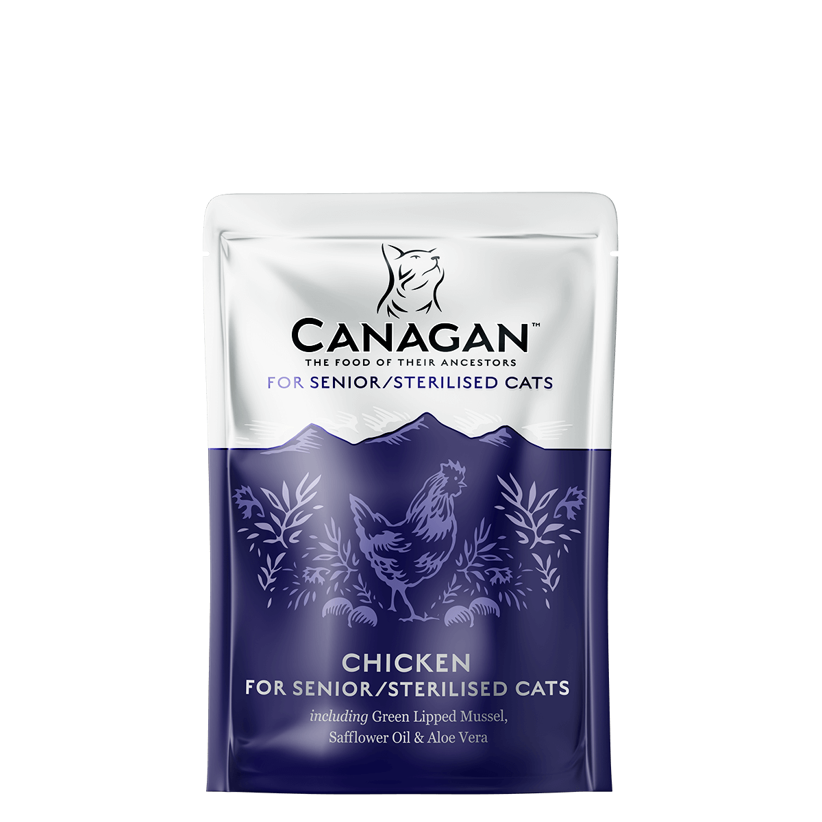 CANAGAN Gatto Pollo per Anziani/Sterilizzati 85gr