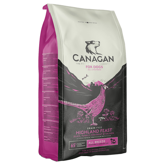 CANAGAN Cane Highland Feast Grain Free tutte le fasi di vita