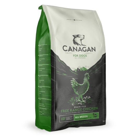 CANAGAN Cane Pollo Ruspante Grain Free per tutte le fasi della vita