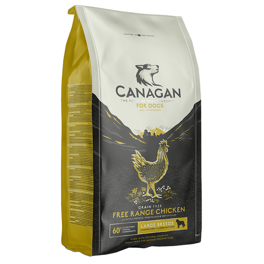 CANAGAN Cane Pollo Ruspante Grain Free Taglia Grande per tutte le fasi della vita